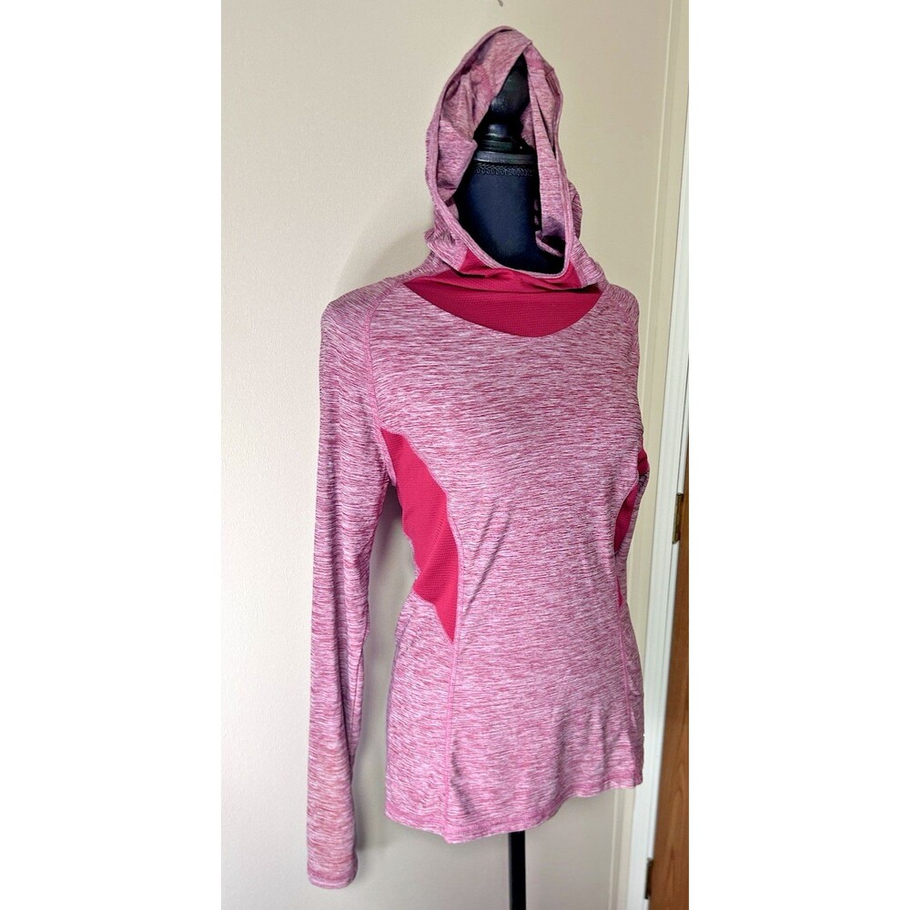 Champion Women's Long Sleeve Crew Neck Light Pullover Shirt Small DUODRY Red